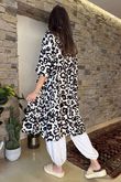 Kenya Tiered Midi Dress Mono